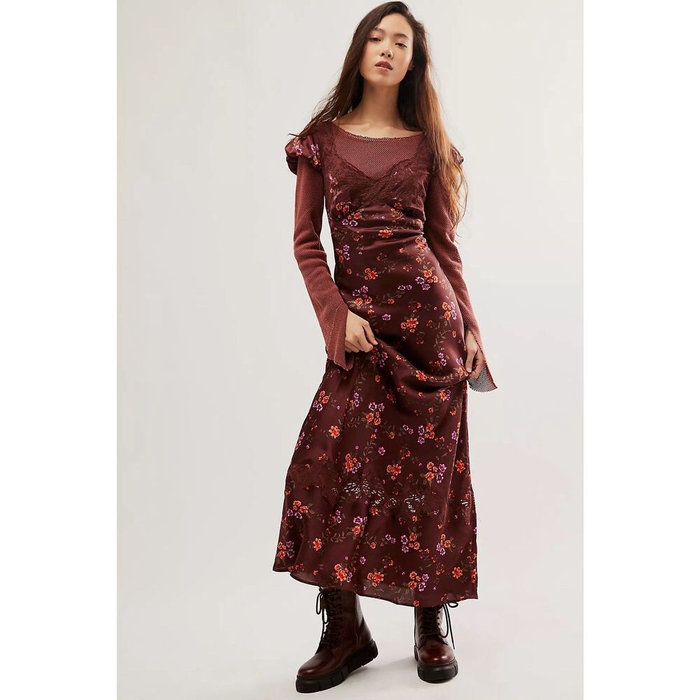 Free People Butterfly Babe Maxi Dress $198 - Picture 2 of 8